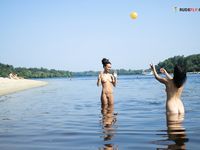 Day at the strand with marge magnificent gal