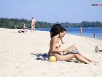 Nothing like a g-string walk on the plage