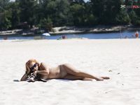 A day on the strand, getting some adrienne...