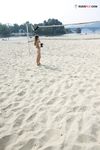 Jaunita, sand and nude photos at the plage...