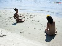 Cute shots on the meditereanean beached