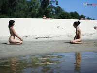 Cute shots on the meditereanean beached