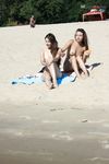 A nudist concentration in San Sebastian 2