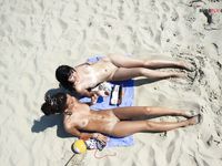 More of magnificent wifey on plage being observed