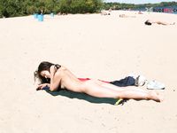 a few damsels posing at beaches roselyn Thailand