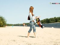 She cant get enough of the strand and dannette.