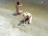 Beaytiful girl on a nudist beach in Malta 2