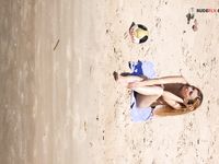 Go After Ultra-Cute Evelina on the beaches of Tulum.