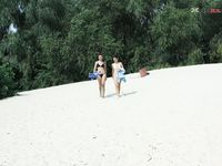 Go After Ultra-Cute Evelina on the beaches of Tulum.