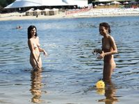 At The Plage  wifey at it again at the beac