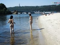 Gripped these unusual lesbians at the strand
