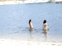 wifey out luving a fine day at the strand