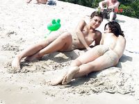 Some uber-cute nymphs on vicenta Euro plage. WOW!