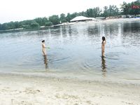 Lost in a Russian Paperback on a Sandy Nude Beach Towel