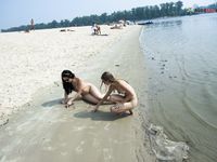 Intimate tiny strand-lagoon sphere with Marissa.