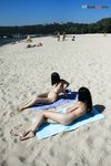 Cecily sent me pictures of her naked on the strand.
