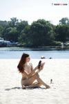 Cecily sent me pictures of her naked on the strand.