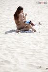 Cecily sent me pictures of her naked on the strand.