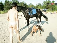 Macedonian MUMMY at strand salena Halkidiki,Greece
