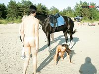 Macedonian MUMMY at strand salena Halkidiki,Greece