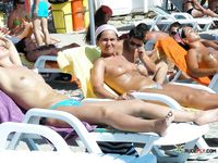 Nudist camp caught on a hidden camera