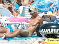 Nudist camp caught on a hidden camera