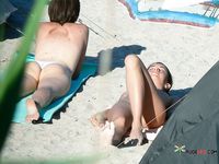 She has a tight body and perky tits while an older babe flaunts her thick curves