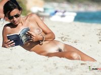 Family nudist camp secretly filmed by a naughty voyeur