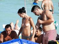 Nudist resort filmed with a hidden camera by a voyeur