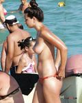 Sensual blonde caught naked on a hidden camera at a nudist camp