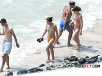 She usually wears tiny little thongs to show how voluptuous she is