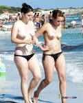 Camera Out on a Sunny Topless Beach Day