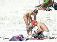 Voyeur secretly films a nudist camp at the beach with a bunch of breathtaking babes