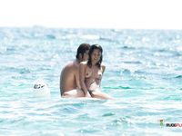 Brother and sister come from a nudist family, so even in their forties, they enjoy going to the nudist beach together