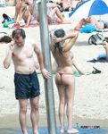 Slim babes with killer curves and amazing asses walk around and sunbathe completely naked