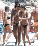 She gets filmed applying sunscreen on her slim body before showing off her perfect tits and hairy pussy 4