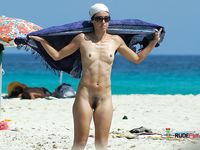 Fresh From the Water on Clear Blue Sand