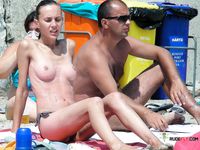 This sensual brunette shows off her skinny body, perky tits and shaved pussy before relaxing with her husband 2