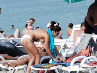 Pretty girl with nice round tits loves being a naturist and she uses every opportunity that she has to wear as least clothes as possible 2