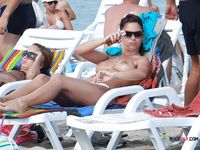 Pretty girl with nice round tits loves being a naturist and she uses every opportunity that she has to wear as least clothes as possible 2