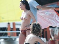 She likes it when her breasts are naked and doesn't mind if anyone sees her like that 2