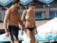 Chick spends some time at a family nudist camp 2