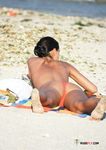 Sensual naturist beach babe enjoys a sunny day at a nudist park 2
