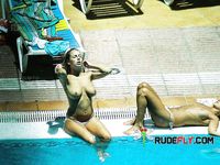 She has a tight body and perky tits while an older babe flaunts her thick curves 3
