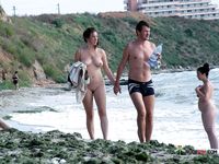 Wicked sluts, with asses that literally crave to be spanked, are hanging out naked in a nudist resort as they hope to find some studs to fuck them