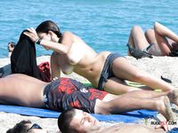 Wicked sluts, with asses that literally crave to be spanked, are hanging out naked in a nudist resort as they hope to find some studs to fuck them 2