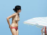 Young girl with big boobs has a few extra pounds, but she's not shy of her body cause she was raised in a nudist family 2