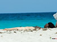 Young girl with big boobs has a few extra pounds, but she's not shy of her body cause she was raised in a nudist family 2