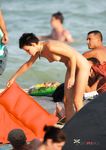 Public titty recording for some nudist chicks 2