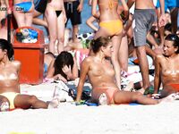 Capturing the authentic spirit of freedom at a local clothing-optional beach.